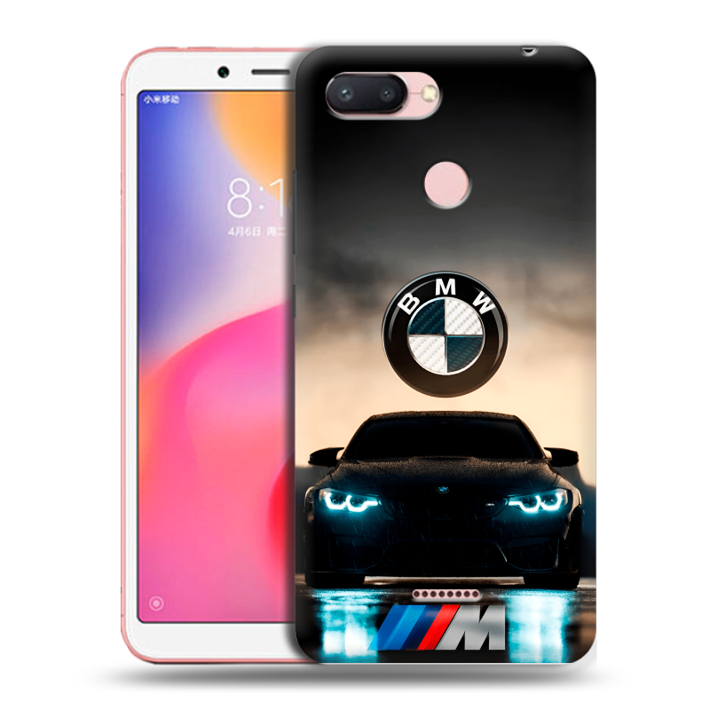 Пластиковый чехол на Xiaomi RedMi 6 с принтом БМВ BMW Пластиковый чехол на Xiaomi RedMi 6 с принтом БМВ BMW