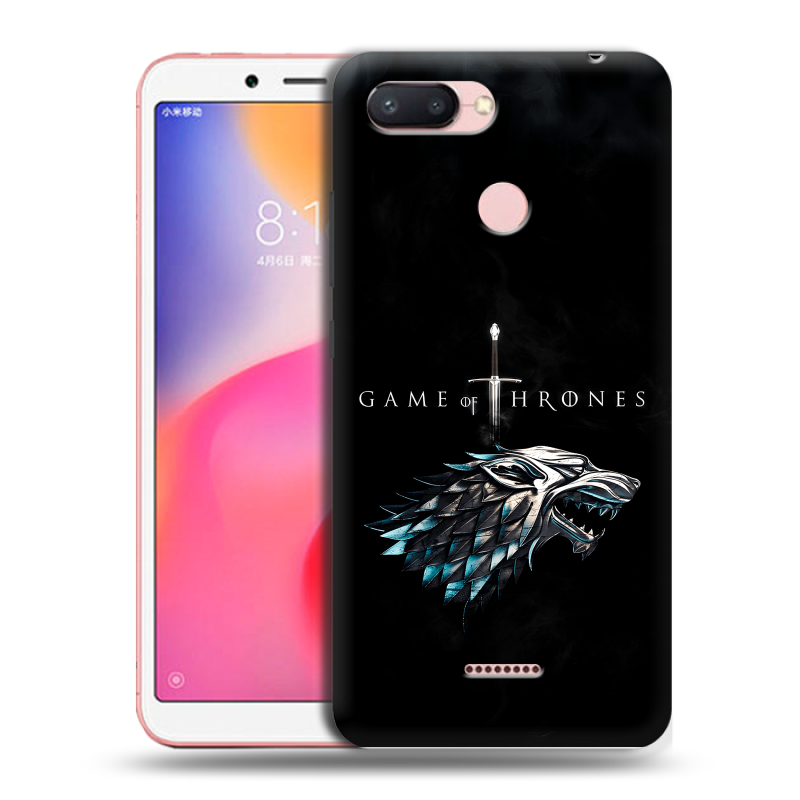 Пластиковый чехол на Xiaomi RedMi 6 с принтом Игра Престолов Game Thrones Пластиковый чехол на Xiaomi RedMi 6 с принтом Игра Престолов Game Thrones
