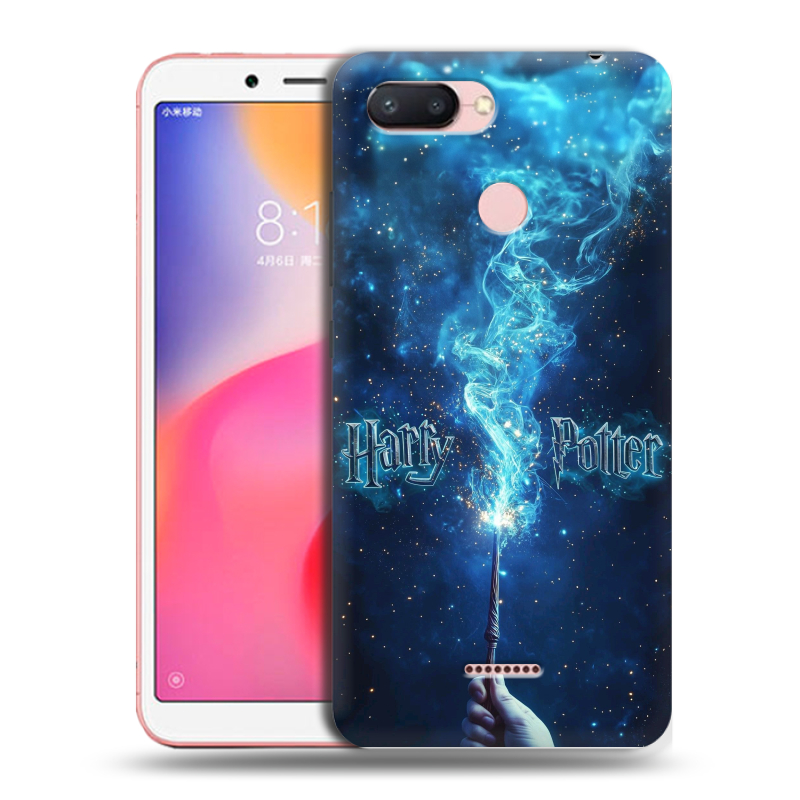 Пластиковый чехол на Xiaomi RedMi 6 с принтом Harry Potter Гарри Поттер Пластиковый чехол на Xiaomi RedMi 6 с принтом Harry Potter Гарри Поттер