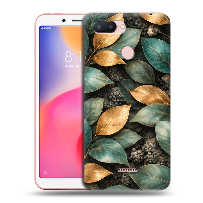 Силиконовый чехол на Xiaomi RedMi 6 с принтом женский Силиконовый чехол на Xiaomi RedMi 6 с принтом женский