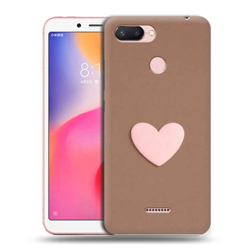 Силиконовый чехол на Xiaomi RedMi 6 с принтом женский Силиконовый чехол на Xiaomi RedMi 6 с принтом женский