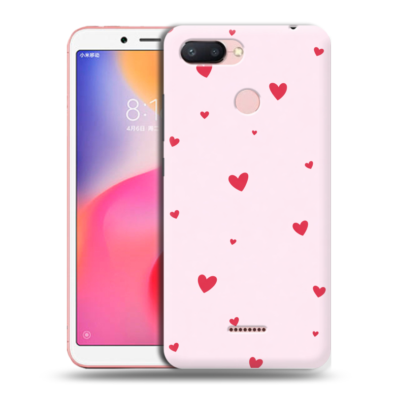 Пластиковый чехол на Xiaomi RedMi 6 с принтом для девочек Пластиковый чехол на Xiaomi RedMi 6 с принтом для девочек