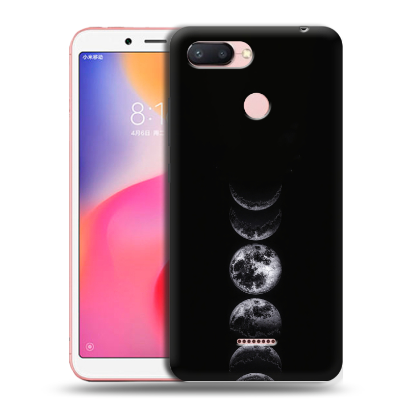 Пластиковый чехол на Xiaomi RedMi 6 с принтом женский Пластиковый чехол на Xiaomi RedMi 6 с принтом женский