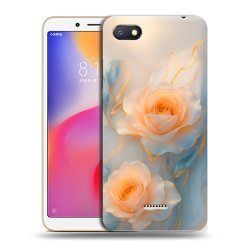 Силиконовый противоударный чехол на Xiaomi RedMi 6A с принтом Женский Силиконовый противоударный чехол на Xiaomi RedMi 6A с принтом Женский