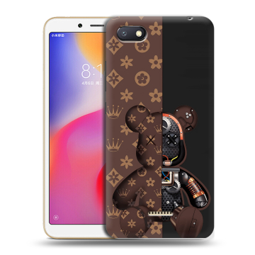 Силиконовый противоударный чехол на Xiaomi RedMi 6A с принтом Луи робот Силиконовый противоударный чехол на Xiaomi RedMi 6A с принтом Луи робот
