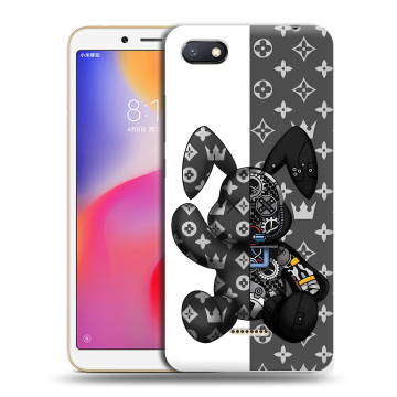 Силиконовый противоударный чехол на Xiaomi RedMi 6A с принтом Луи робот Силиконовый противоударный чехол на Xiaomi RedMi 6A с принтом Луи робот