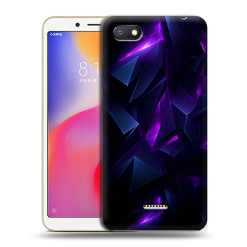 Силиконовый противоударный чехол на Xiaomi RedMi 6A с принтом Абстракиция Силиконовый противоударный чехол на Xiaomi RedMi 6A с принтом Абстракиция