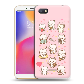 Силиконовый противоударный чехол на Xiaomi RedMi 6A с принтом Hello Kitty Хелоу Кити Силиконовый противоударный чехол на Xiaomi RedMi 6A с принтом Hello Kitty Хелоу Кити