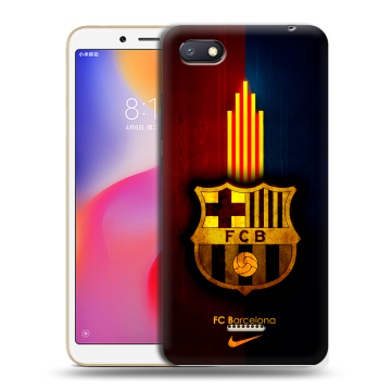 Силиконовый противоударный чехол на Xiaomi RedMi 6A с принтом Барселона Barcelona Силиконовый противоударный чехол на Xiaomi RedMi 6A с принтом Барселона Barcelona
