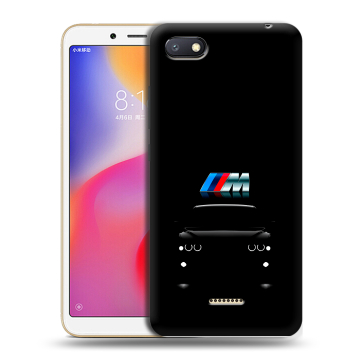 Силиконовый противоударный чехол на Xiaomi RedMi 6A с принтом БМВ BMW Силиконовый противоударный чехол на Xiaomi RedMi 6A с принтом БМВ BMW