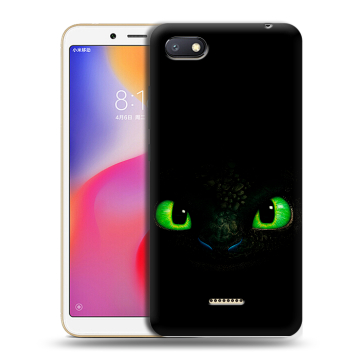 Силиконовый противоударный чехол на Xiaomi RedMi 6A с принтом Как приручить дракона Силиконовый противоударный чехол на Xiaomi RedMi 6A с принтом Как приручить дракона