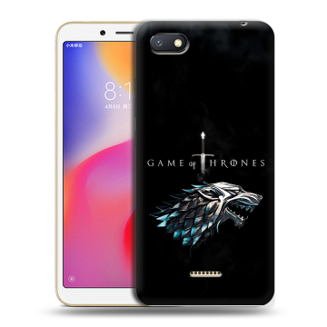 Силиконовый противоударный чехол на Xiaomi RedMi 6A с принтом Игра Престолов Game Thrones Силиконовый противоударный чехол на Xiaomi RedMi 6A с принтом Игра Престолов Game Thrones