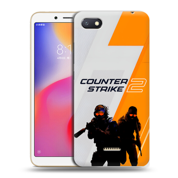 Силиконовый противоударный чехол на Xiaomi RedMi 6A с принтом Counter Strike Силиконовый противоударный чехол на Xiaomi RedMi 6A с принтом Counter Strike