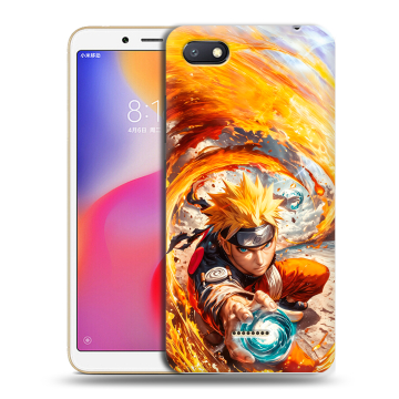 Силиконовый противоударный чехол на Xiaomi RedMi 6A с принтом Аниме Наруто Naruto Силиконовый противоударный чехол на Xiaomi RedMi 6A с принтом Аниме Наруто Naruto