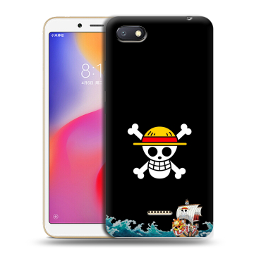 Силиконовый противоударный чехол на Xiaomi RedMi 6A с принтом One Piece Ван Пис Силиконовый противоударный чехол на Xiaomi RedMi 6A с принтом One Piece Ван Пис