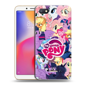 Силиконовый противоударный чехол на Xiaomi RedMi 6A с принтом My little pony Дружба чудо Силиконовый противоударный чехол на Xiaomi RedMi 6A с принтом My little pony Дружба чудо