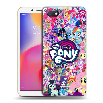Силиконовый противоударный чехол на Xiaomi RedMi 6A с принтом My little pony Дружба чудо Силиконовый противоударный чехол на Xiaomi RedMi 6A с принтом My little pony Дружба чудо