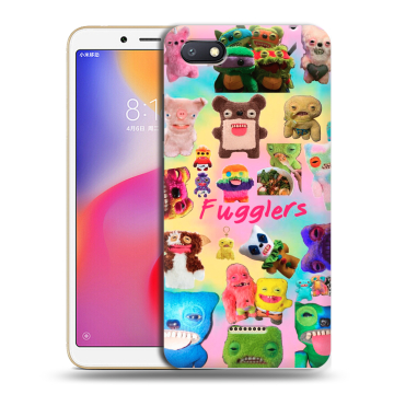 Силиконовый противоударный чехол на Xiaomi RedMi 6A с принтом Флагер Fuggler Силиконовый противоударный чехол на Xiaomi RedMi 6A с принтом Флагер Fuggler