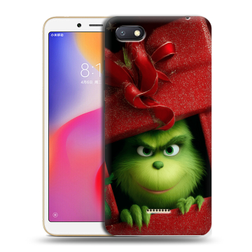 Силиконовый противоударный чехол на Xiaomi RedMi 6A с принтом Новый год Силиконовый противоударный чехол на Xiaomi RedMi 6A с принтом Новый год
