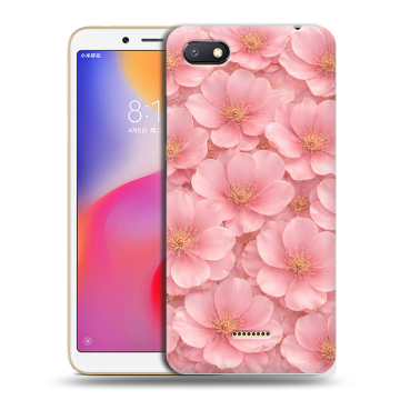 Силиконовый противоударный чехол на Xiaomi RedMi 6A с принтом женский Силиконовый противоударный чехол на Xiaomi RedMi 6A с принтом женский