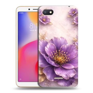 Силиконовый противоударный чехол на Xiaomi RedMi 6A с принтом женский Силиконовый противоударный чехол на Xiaomi RedMi 6A с принтом женский