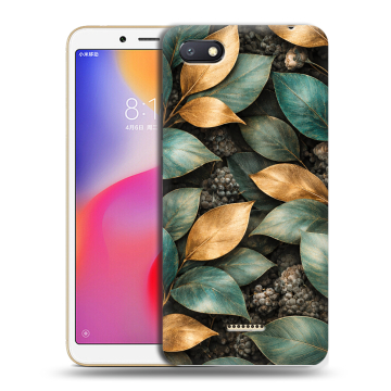 Силиконовый противоударный чехол на Xiaomi RedMi 6A с принтом женский Силиконовый противоударный чехол на Xiaomi RedMi 6A с принтом женский