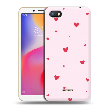 Силиконовый противоударный чехол на Xiaomi RedMi 6A с принтом для девочек Силиконовый противоударный чехол на Xiaomi RedMi 6A с принтом для девочек