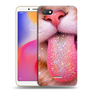 Силиконовый противоударный чехол на Xiaomi RedMi 6A с принтом для девочек Силиконовый противоударный чехол на Xiaomi RedMi 6A с принтом для девочек