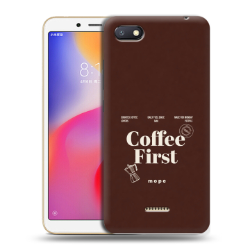 Силиконовый противоударный чехол на Xiaomi RedMi 6A с принтом женский Силиконовый противоударный чехол на Xiaomi RedMi 6A с принтом женский