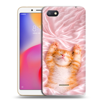 Силиконовый противоударный чехол на Xiaomi RedMi 6A с принтом женский Силиконовый противоударный чехол на Xiaomi RedMi 6A с принтом женский