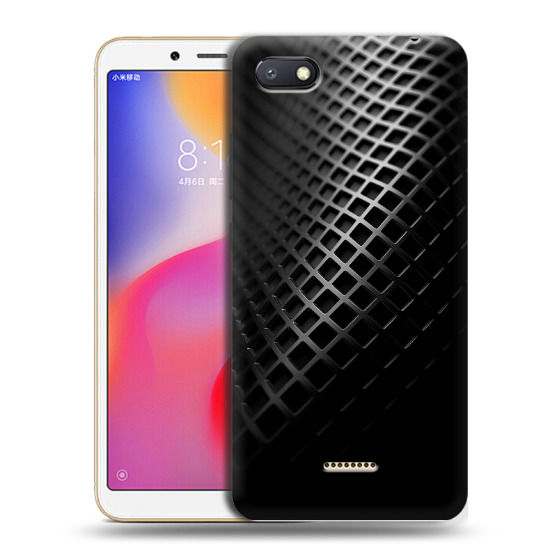 Пластиковый чехол на Xiaomi RedMi 6A с принтом Текстура металла Пластиковый чехол на Xiaomi RedMi 6A с принтом Текстура металла