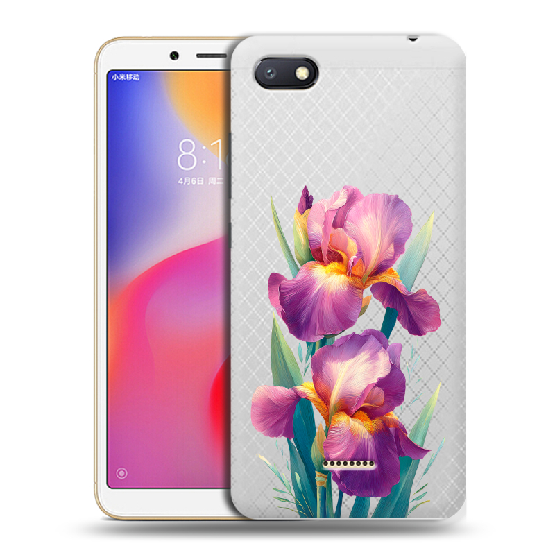 Пластиковый чехол на Xiaomi RedMi 6A с принтом Цветы орхидеи Пластиковый чехол на Xiaomi RedMi 6A с принтом Цветы орхидеи