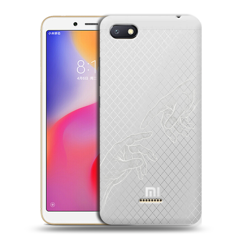 Силиконовый противоударный чехол на Xiaomi RedMi 6A с принтом Сотворение мира Силиконовый противоударный чехол на Xiaomi RedMi 6A с принтом Сотворение мира