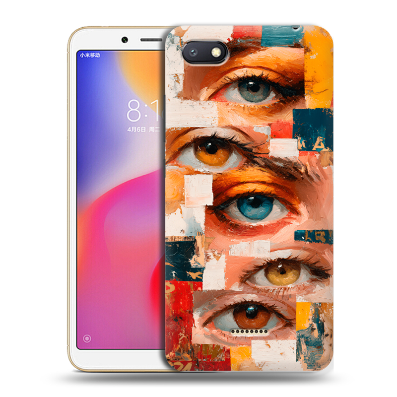 Пластиковый чехол на Xiaomi RedMi 6A с принтом Модный принт Пластиковый чехол на Xiaomi RedMi 6A с принтом Модный принт