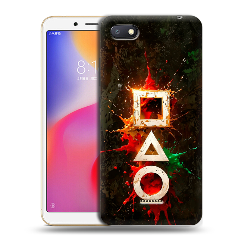 Пластиковый чехол на Xiaomi RedMi 6A с принтом Squid Game Игра кальмара Пластиковый чехол на Xiaomi RedMi 6A с принтом Squid Game Игра кальмара