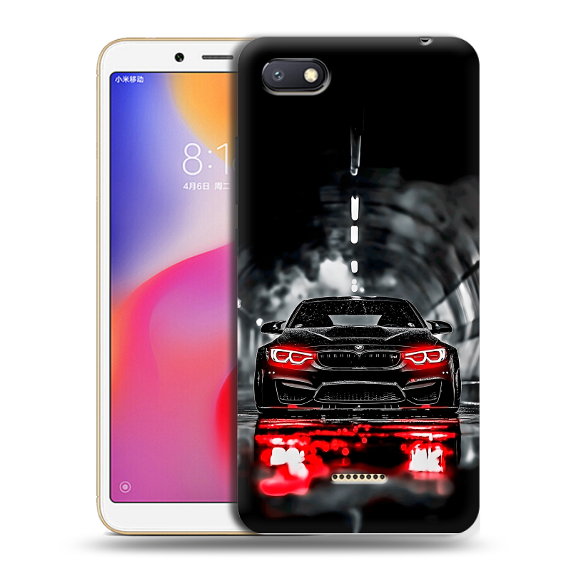 Пластиковый чехол на Xiaomi RedMi 6A с принтом BMW БМВ Пластиковый чехол на Xiaomi RedMi 6A с принтом BMW БМВ