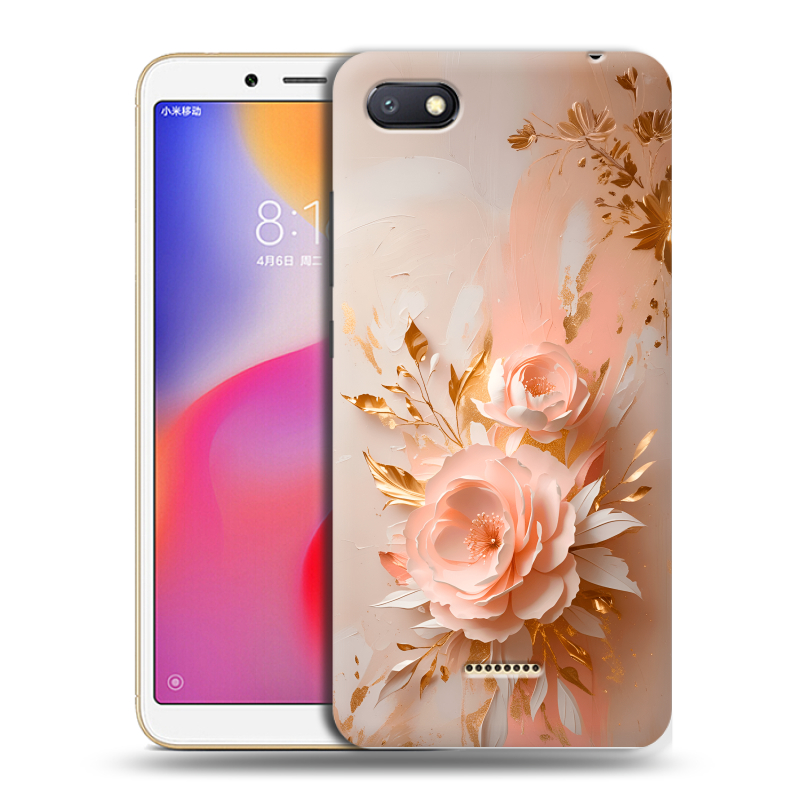 Пластиковый чехол на Xiaomi RedMi 6A с принтом женский Пластиковый чехол на Xiaomi RedMi 6A с принтом женский