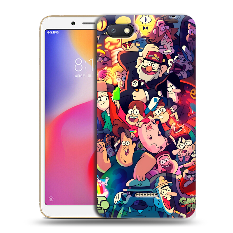 Силиконовый противоударный чехол на Xiaomi RedMi 6A с принтом Gravity Falls Гравити Фолз Силиконовый противоударный чехол на Xiaomi RedMi 6A с принтом Gravity Falls Гравити Фолз