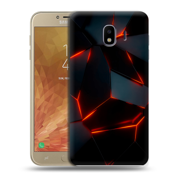Пластиковый чехол на Samsung Galaxy J4 с принтом Яркие абстракции Пластиковый чехол на Samsung Galaxy J4 с принтом Яркие абстракции