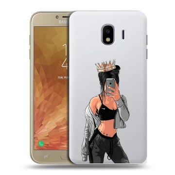 Пластиковый чехол на Samsung Galaxy J4 с принтом Женские принты Пластиковый чехол на Samsung Galaxy J4 с принтом Женские принты