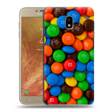 Пластиковый чехол на Samsung Galaxy J4 с принтом Конфеты Пластиковый чехол на Samsung Galaxy J4 с принтом Конфеты