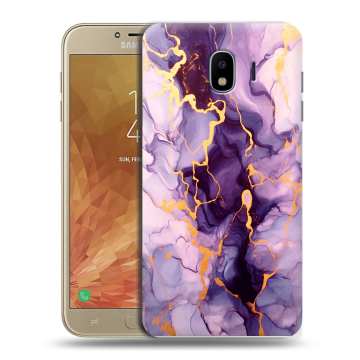 Пластиковый чехол на Samsung Galaxy J4 с принтом Мрамор Пластиковый чехол на Samsung Galaxy J4 с принтом Мрамор