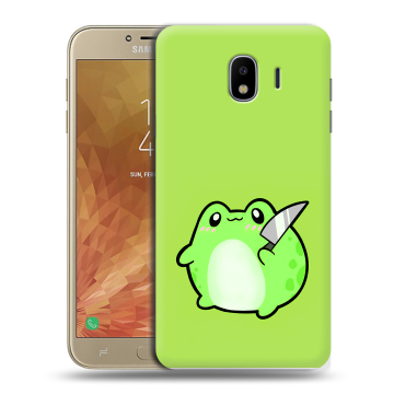 Пластиковый чехол на Samsung Galaxy J4 с принтом Лягушенок Пластиковый чехол на Samsung Galaxy J4 с принтом Лягушенок