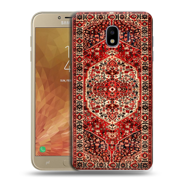 Пластиковый чехол на Samsung Galaxy J4 с принтом Ковер