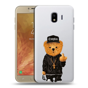 Пластиковый чехол на Samsung Galaxy J4 с принтом Плюшевый медведь Пластиковый чехол на Samsung Galaxy J4 с принтом Плюшевый медведь