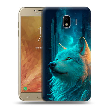 Пластиковый чехол на Samsung Galaxy J4 с принтом бабочки саккура Пластиковый чехол на Samsung Galaxy J4 с принтом бабочки саккура