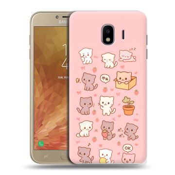Пластиковый чехол на Samsung Galaxy J4 с принтом Hello Kitty Хелоу Кити Пластиковый чехол на Samsung Galaxy J4 с принтом Hello Kitty Хелоу Кити