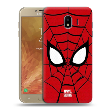 Пластиковый чехол на Samsung Galaxy J4 с принтом человек паук spiderman Пластиковый чехол на Samsung Galaxy J4 с принтом человек паук spiderman