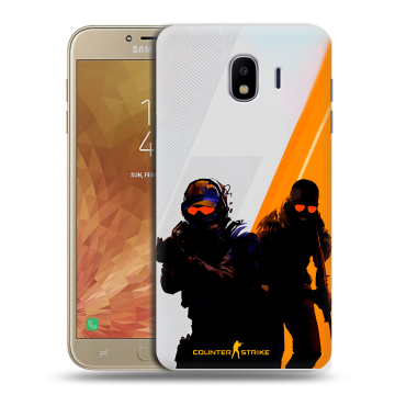 Пластиковый чехол на Samsung Galaxy J4 с принтом Контер страйк Counter strike Пластиковый чехол на Samsung Galaxy J4 с принтом Контер страйк Counter strike