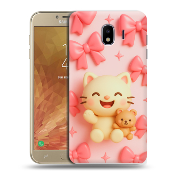 Пластиковый чехол на Samsung Galaxy J4 с принтом для девочек Пластиковый чехол на Samsung Galaxy J4 с принтом для девочек